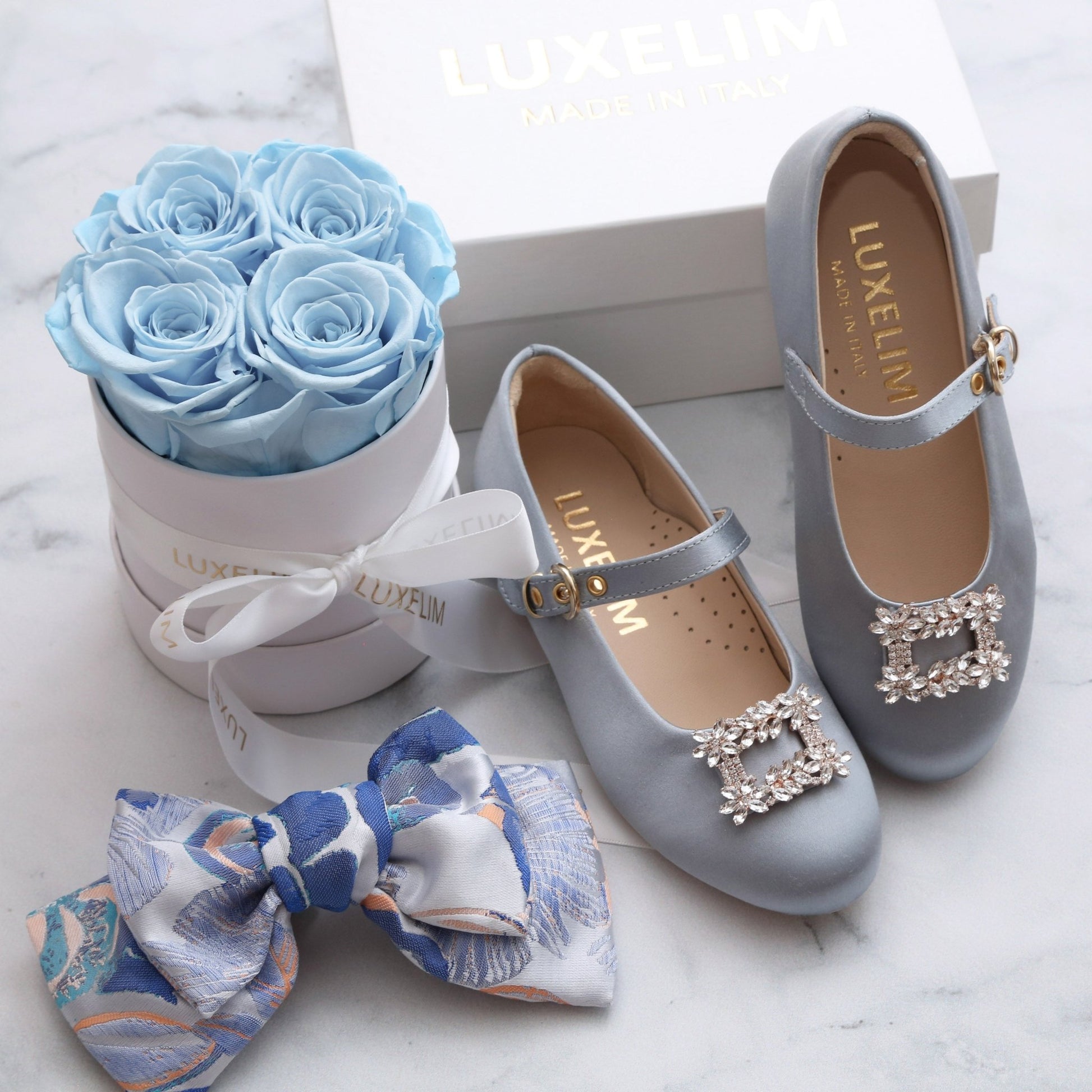 Lila Satin Shoes - Mack & Harvie