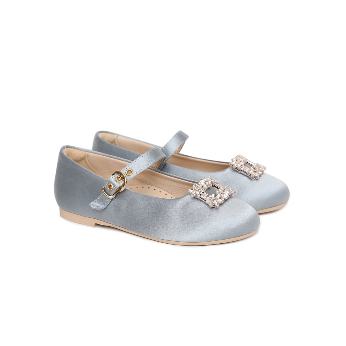 Lila Satin Shoes - Mack & Harvie