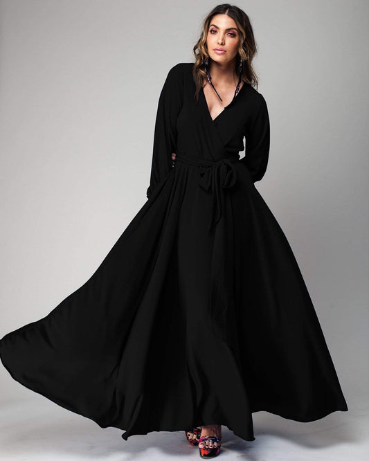 LilyPad Maxi Dress - Black - Mack & Harvie