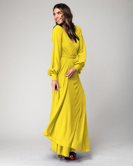 LilyPad Maxi Dress - Canary - Mack & Harvie