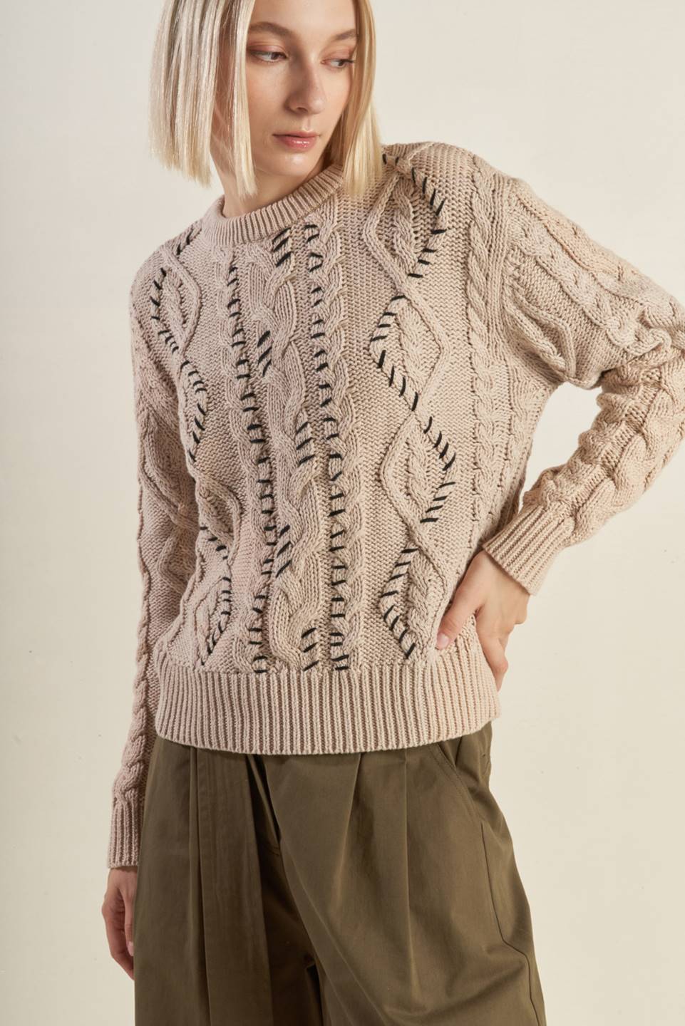 LITTLE BIT IN LOVE SWEATER KNIT TOP - Mack & Harvie