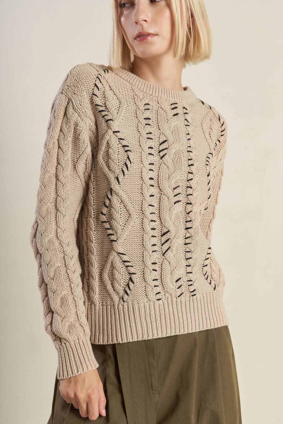 LITTLE BIT IN LOVE SWEATER KNIT TOP - Mack & Harvie