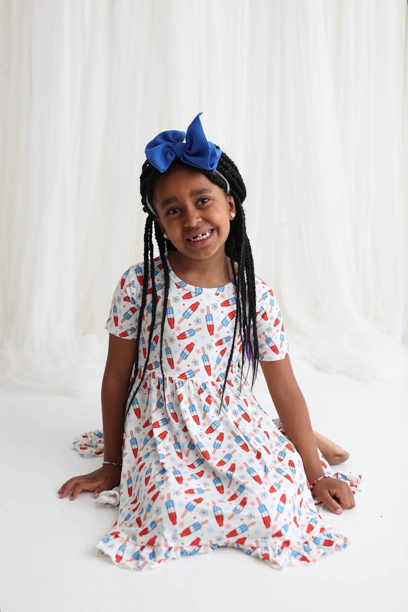 LITTLE MISS FIRECRACKER DREAM RUFFLE DRESS - Mack & Harvie