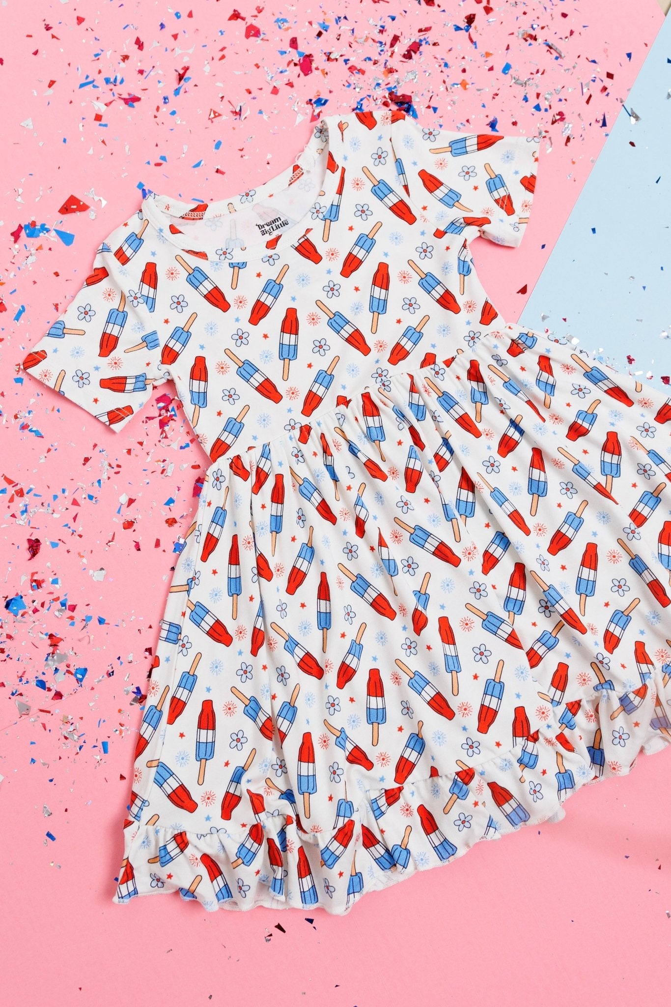 LITTLE MISS FIRECRACKER DREAM RUFFLE DRESS - Mack & Harvie