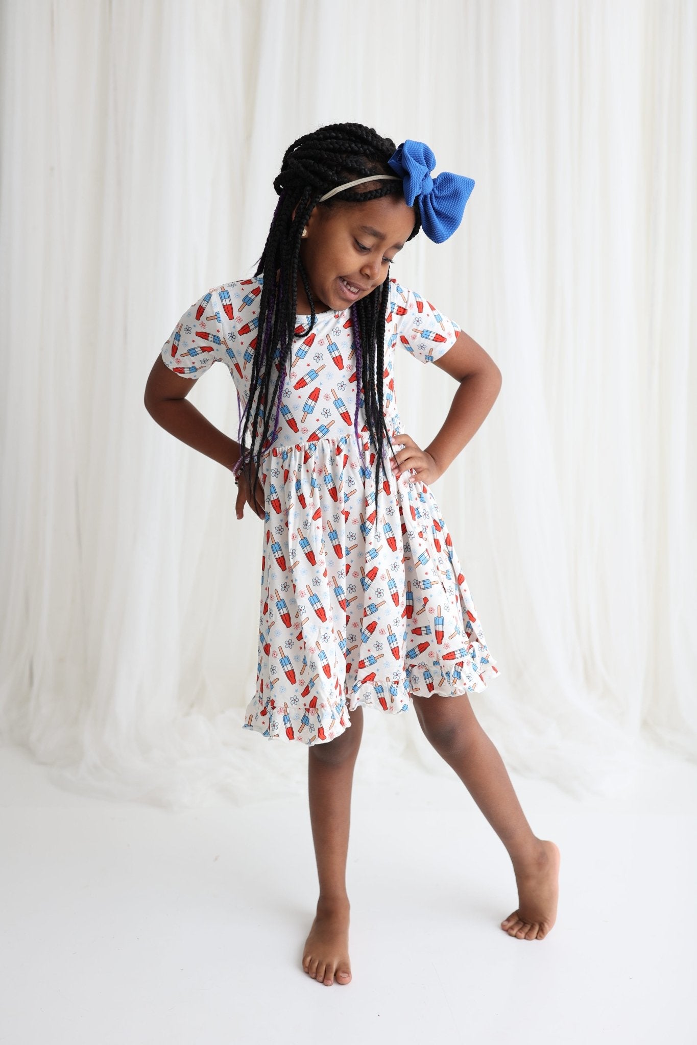 LITTLE MISS FIRECRACKER DREAM RUFFLE DRESS - Mack & Harvie