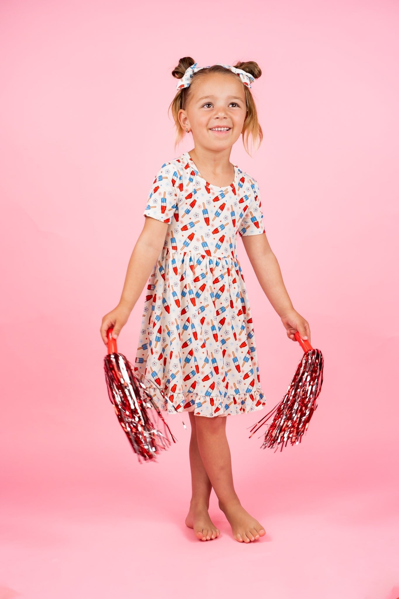 LITTLE MISS FIRECRACKER DREAM RUFFLE DRESS - Mack & Harvie