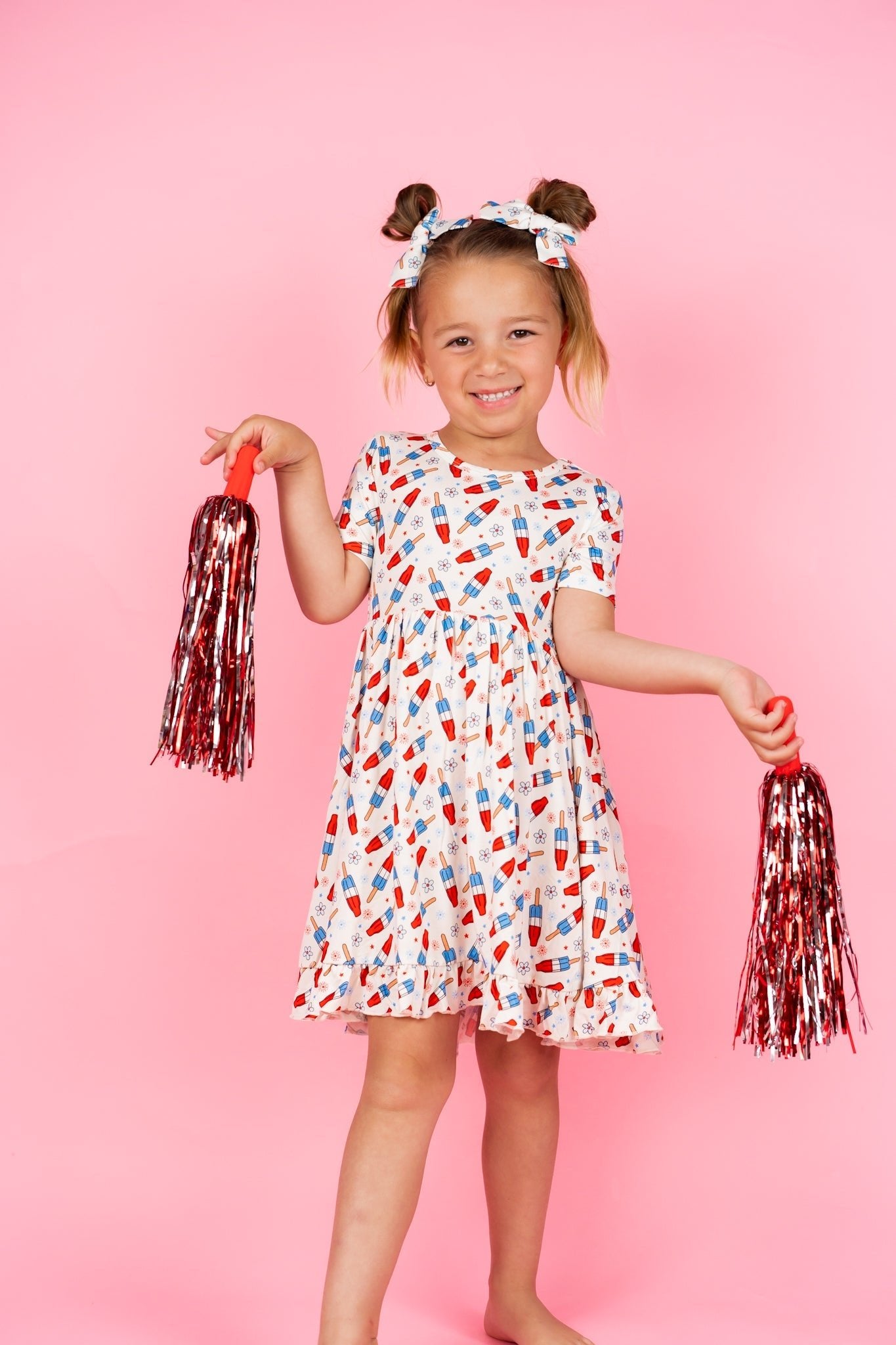 LITTLE MISS FIRECRACKER DREAM RUFFLE DRESS - Mack & Harvie