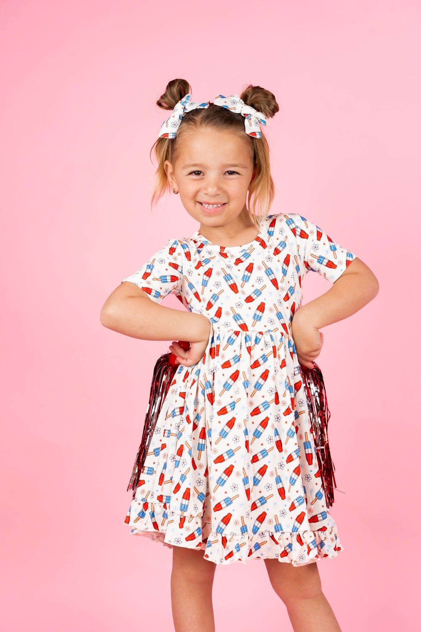 LITTLE MISS FIRECRACKER DREAM RUFFLE DRESS - Mack & Harvie