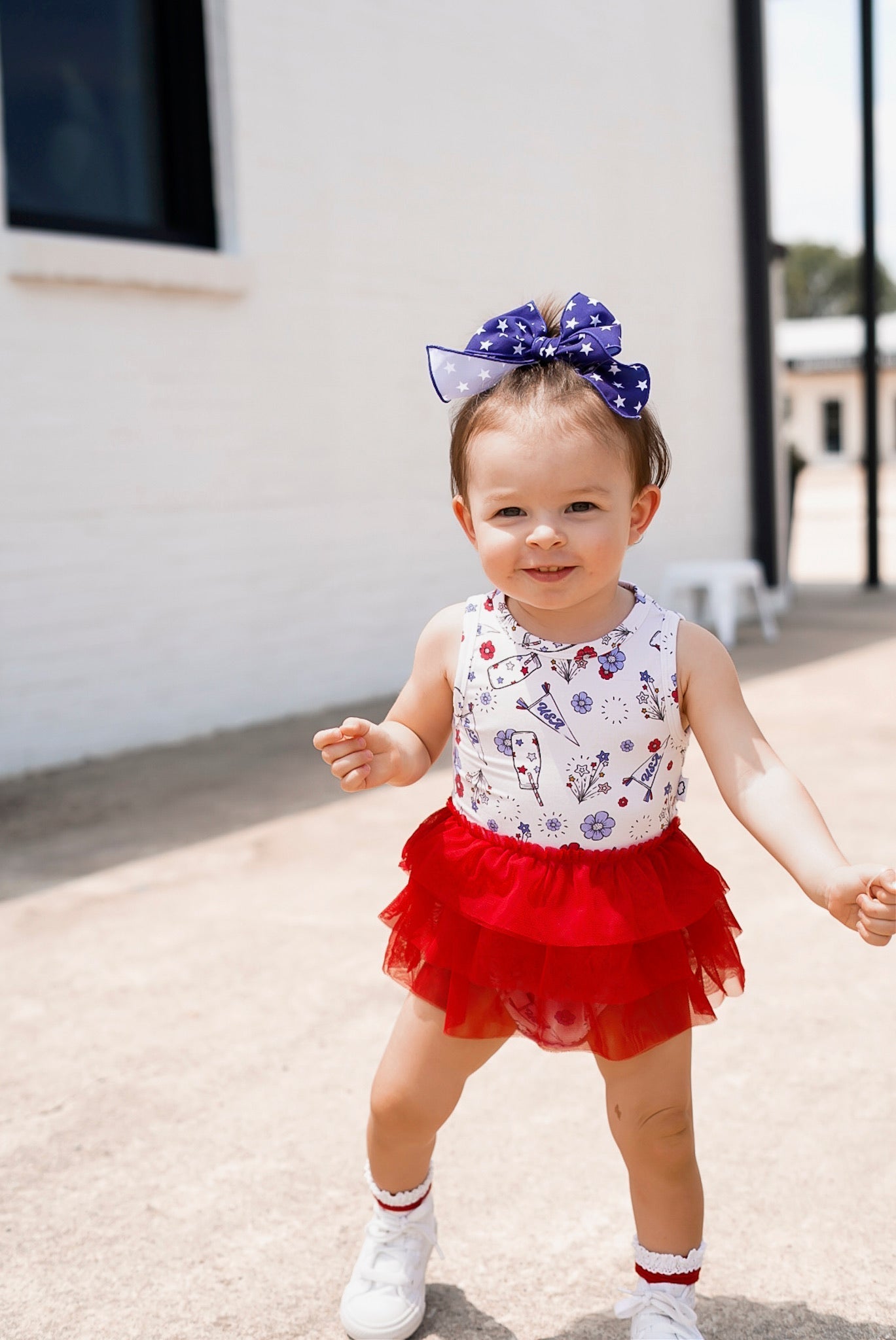 LITTLE MISS USA DREAM TUTU BODYSUIT DRESS - Mack & Harvie