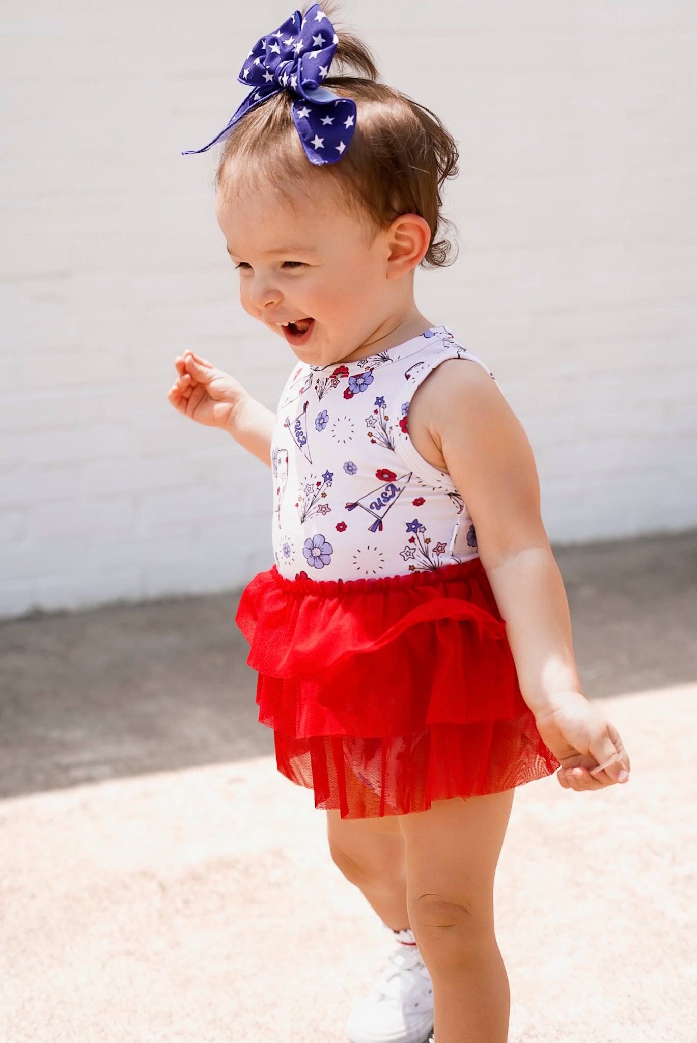 LITTLE MISS USA DREAM TUTU BODYSUIT DRESS - Mack & Harvie