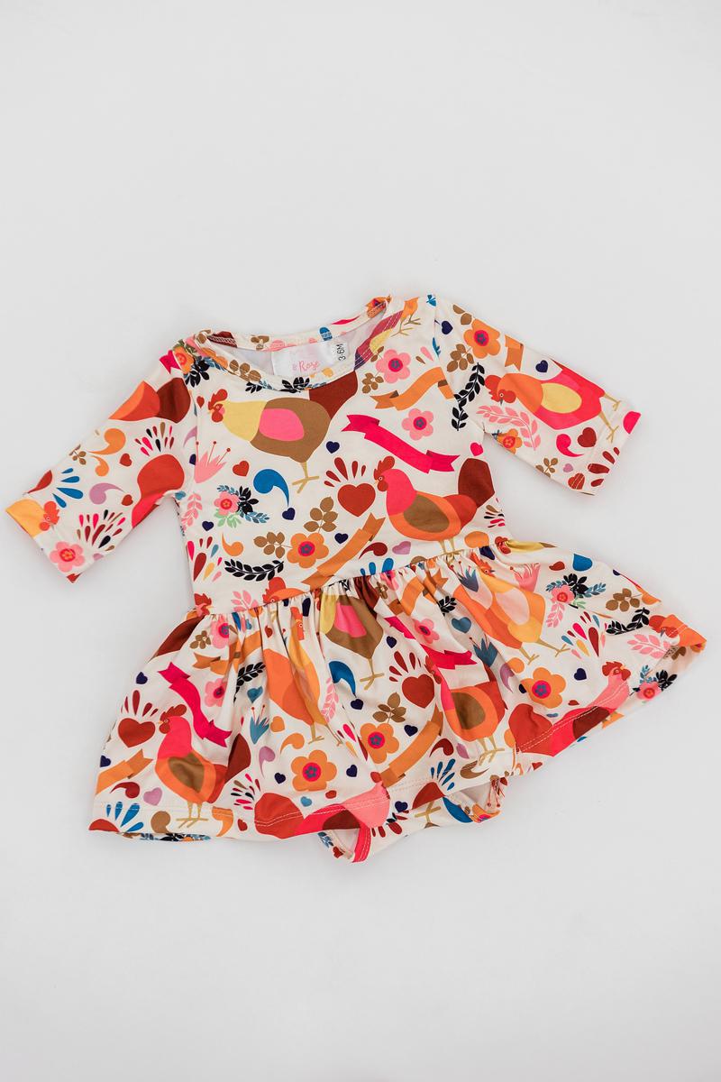 Little Red Hen Twirl Bodysuit - Mack & Harvie