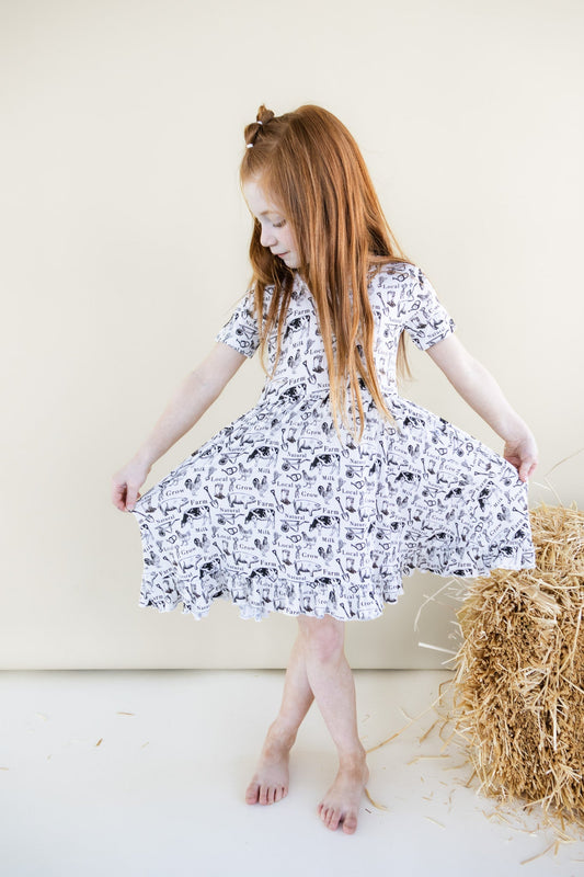 LOCALLY GROWN DREAM RUFFLE DRESS - Mack & Harvie