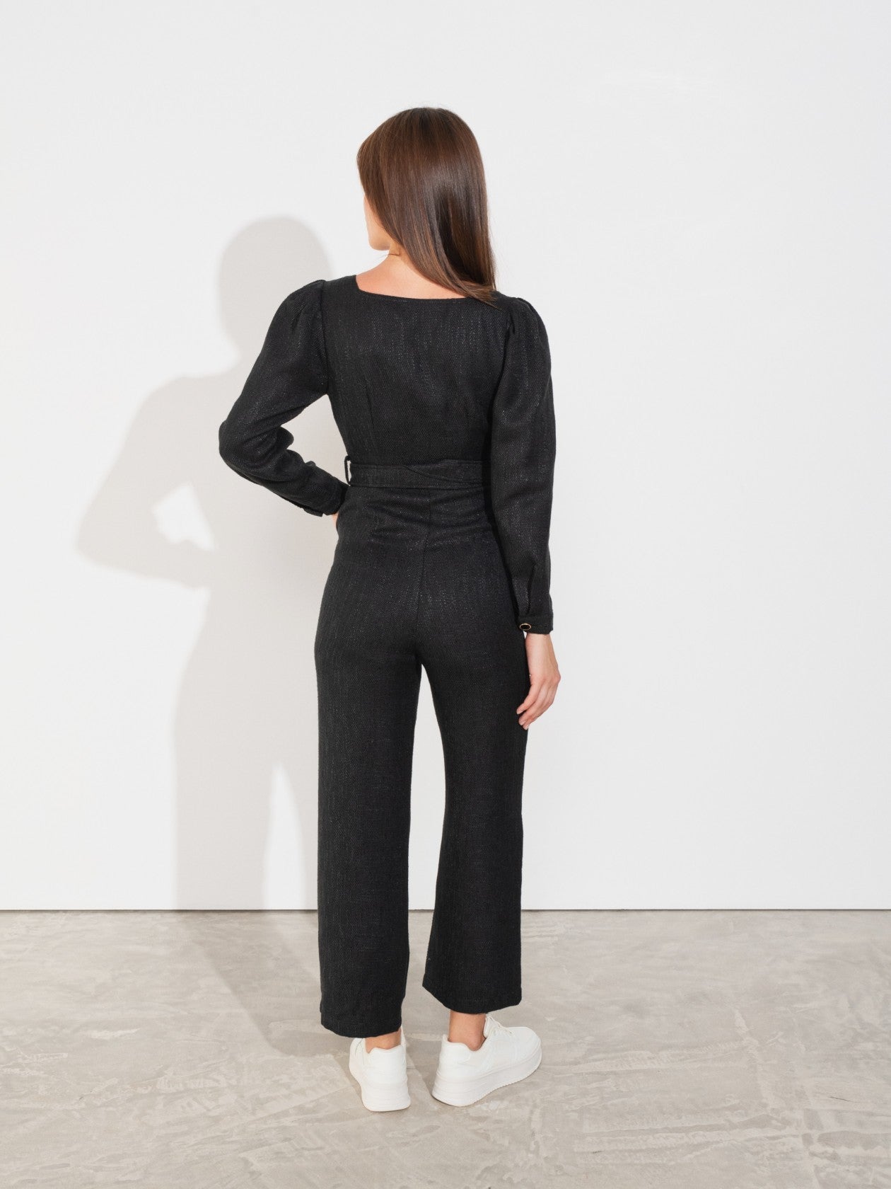 Long Belted Jumpsuit - Mack & Harvie