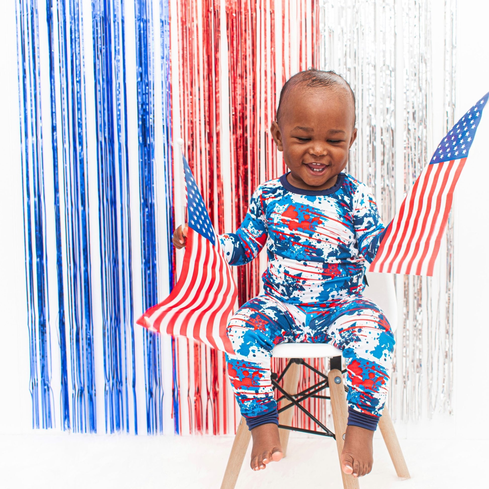 LONG SLEEVE 2 PIECE SETS - American Splatter - Mack & Harvie