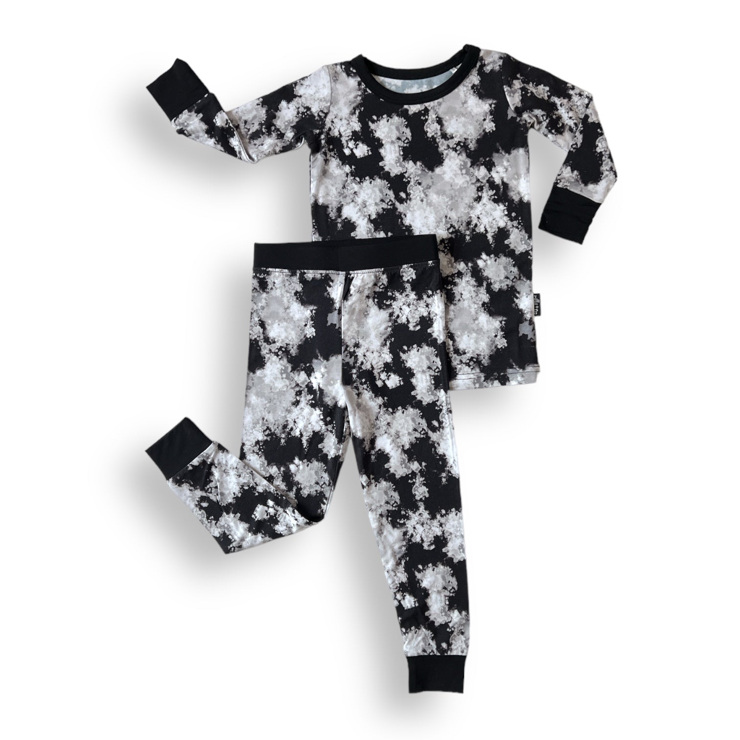 LONG SLEEVE 2 PIECE SETS - Black Tie Dye - Mack & Harvie