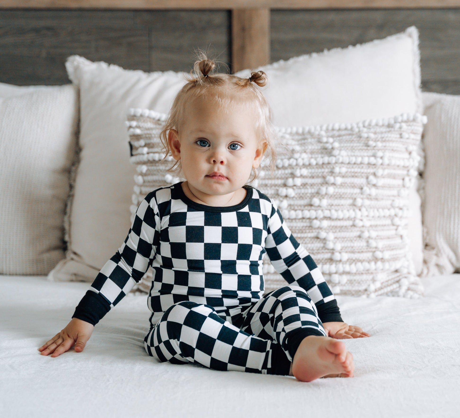 LONG SLEEVE 2 PIECE SETS - B+W Check - Mack & Harvie