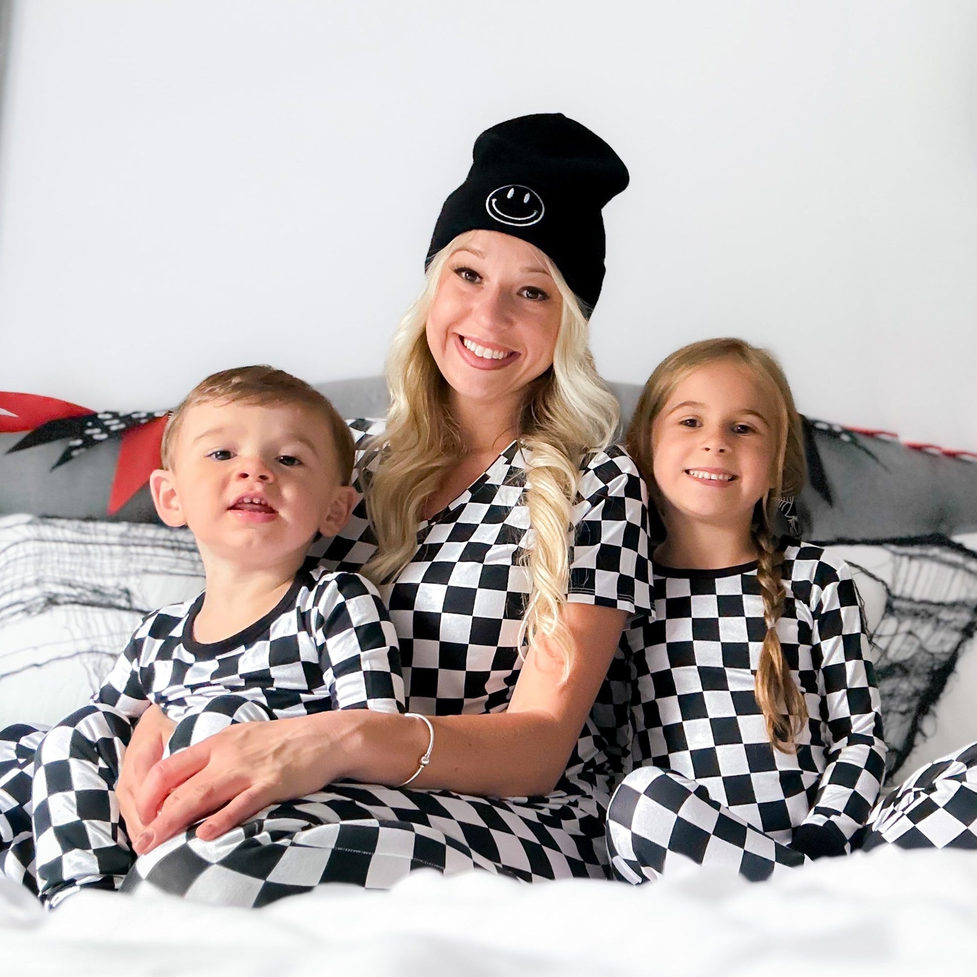 LONG SLEEVE 2 PIECE SETS - B+W Check - Mack & Harvie