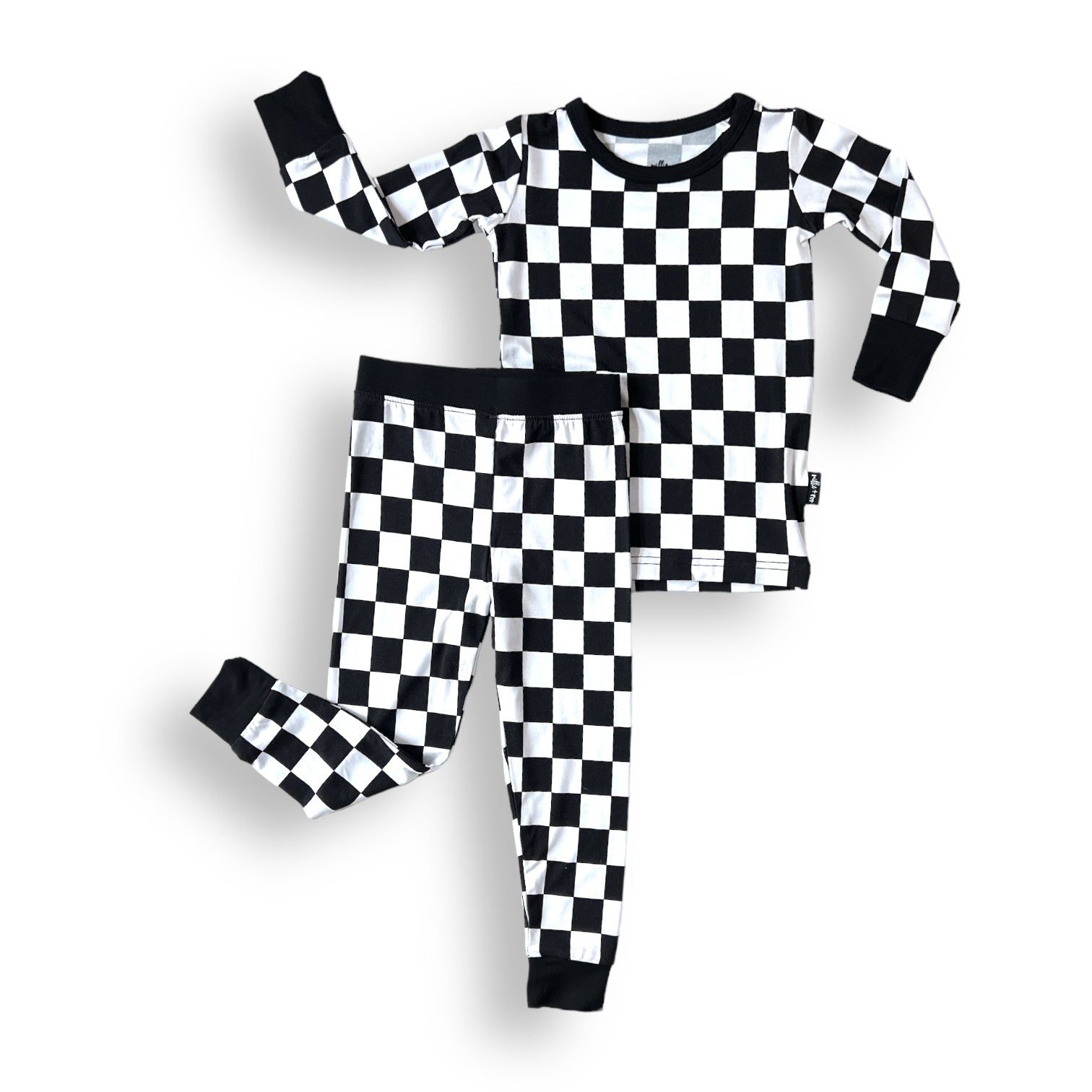 LONG SLEEVE 2 PIECE SETS - B+W Check - Mack & Harvie