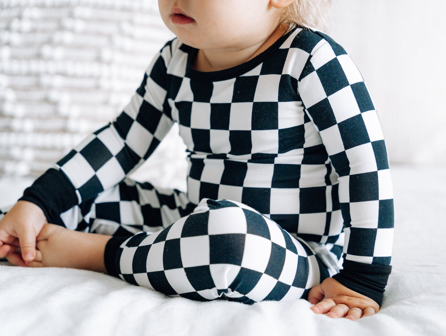 LONG SLEEVE 2 PIECE SETS - B+W Check - Mack & Harvie