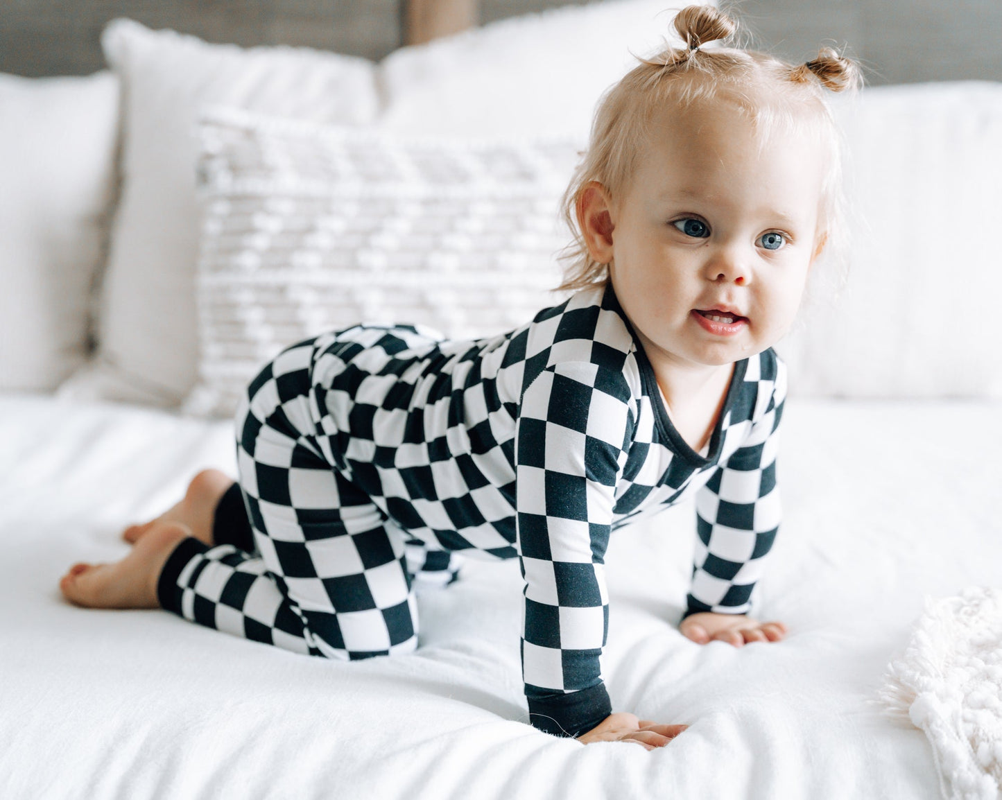 LONG SLEEVE 2 PIECE SETS - B+W Check - Mack & Harvie