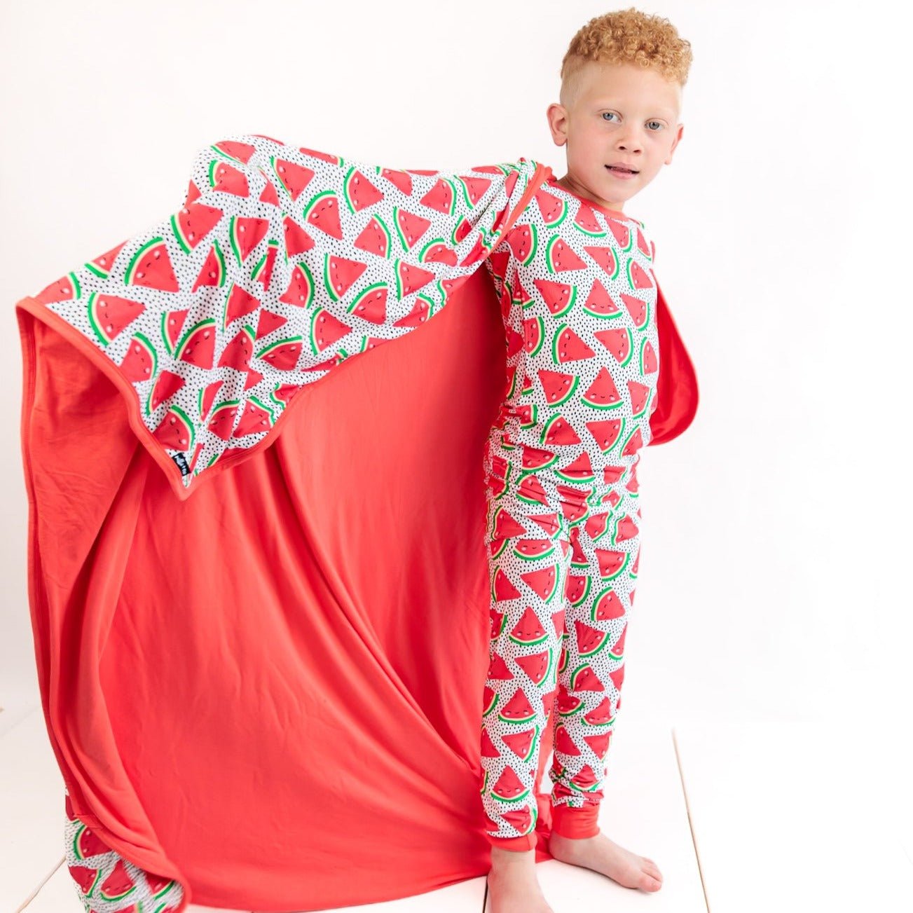 LONG SLEEVE 2 PIECE SETS - Kawaii Watermelon - Mack & Harvie