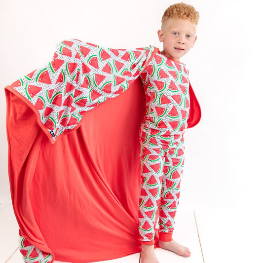 LONG SLEEVE 2 PIECE SETS - Kawaii Watermelon - Mack & Harvie