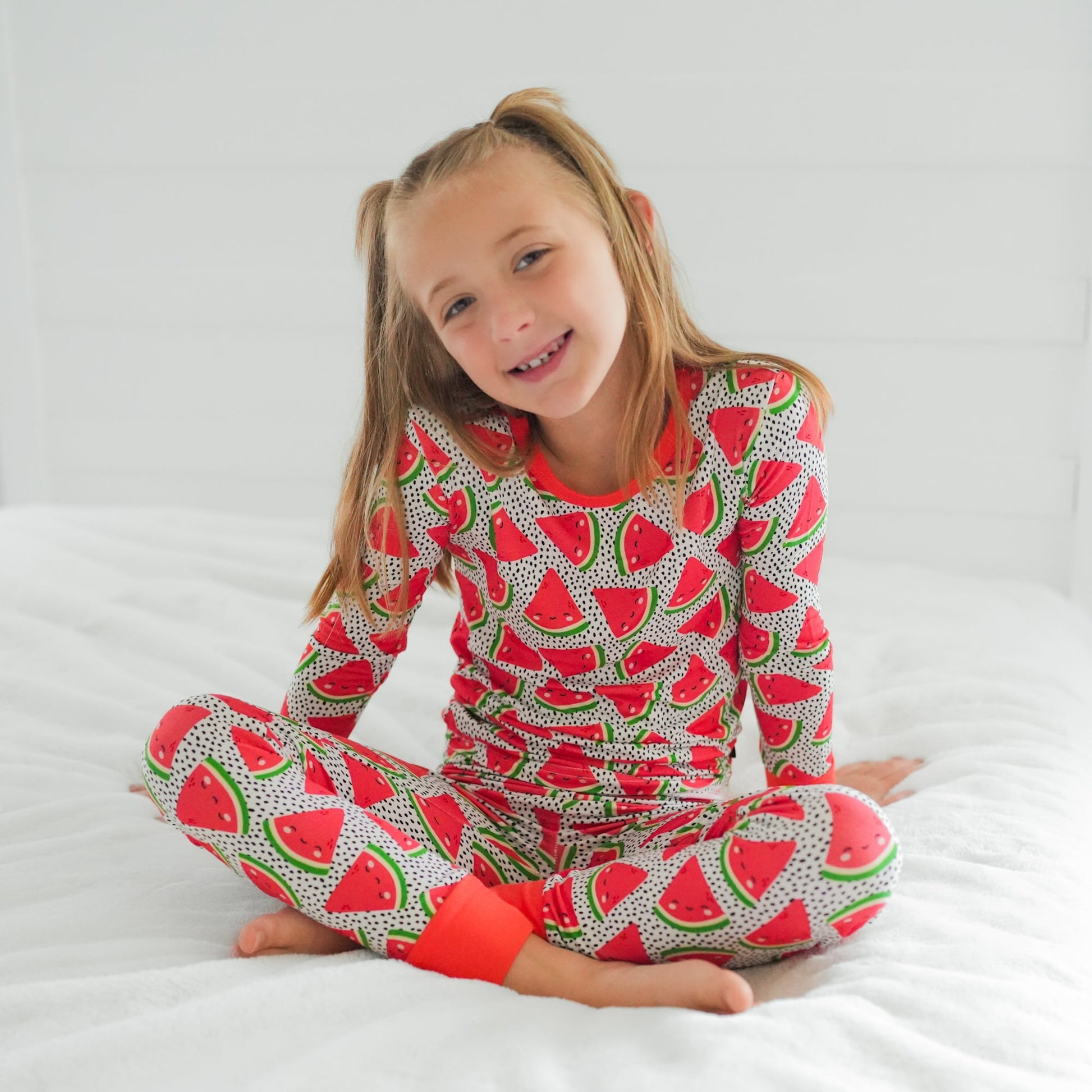 LONG SLEEVE 2 PIECE SETS - Kawaii Watermelon - Mack & Harvie