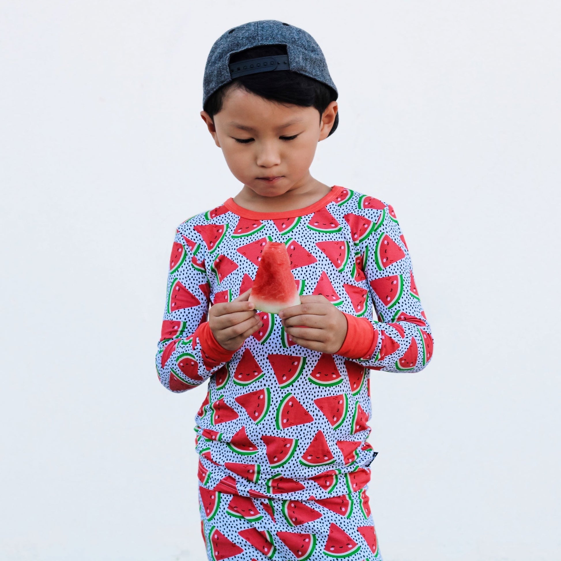 LONG SLEEVE 2 PIECE SETS - Kawaii Watermelon - Mack & Harvie