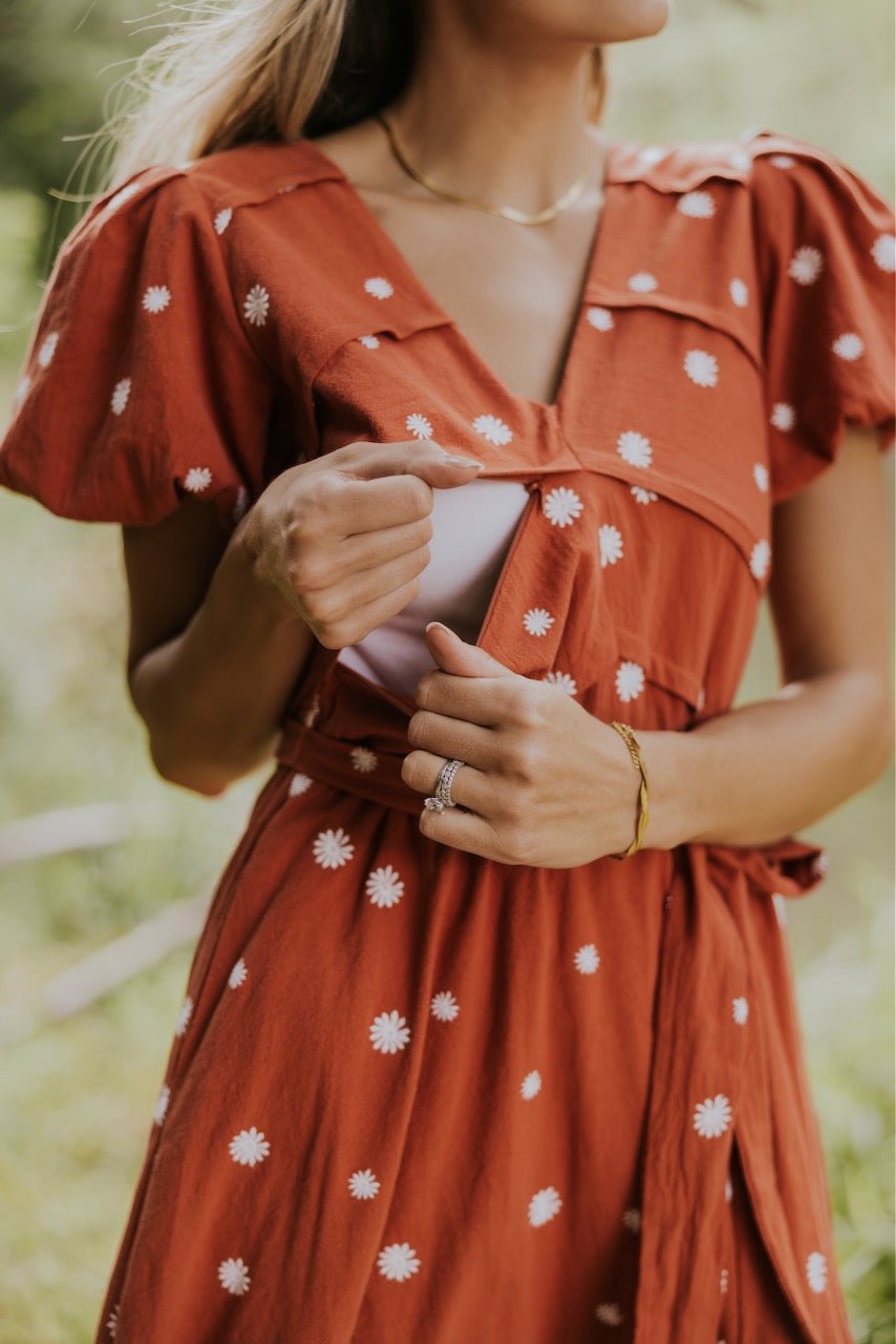 Lorelei Embroidered MOM Dress - Mack & Harvie