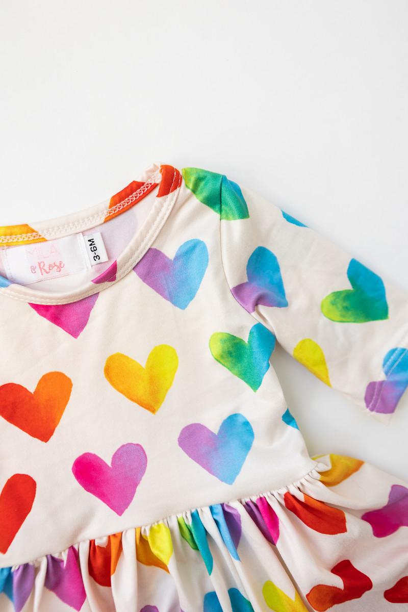 Lotta Love 3/4 Sleeve Twirl Bodysuit - Mack & Harvie