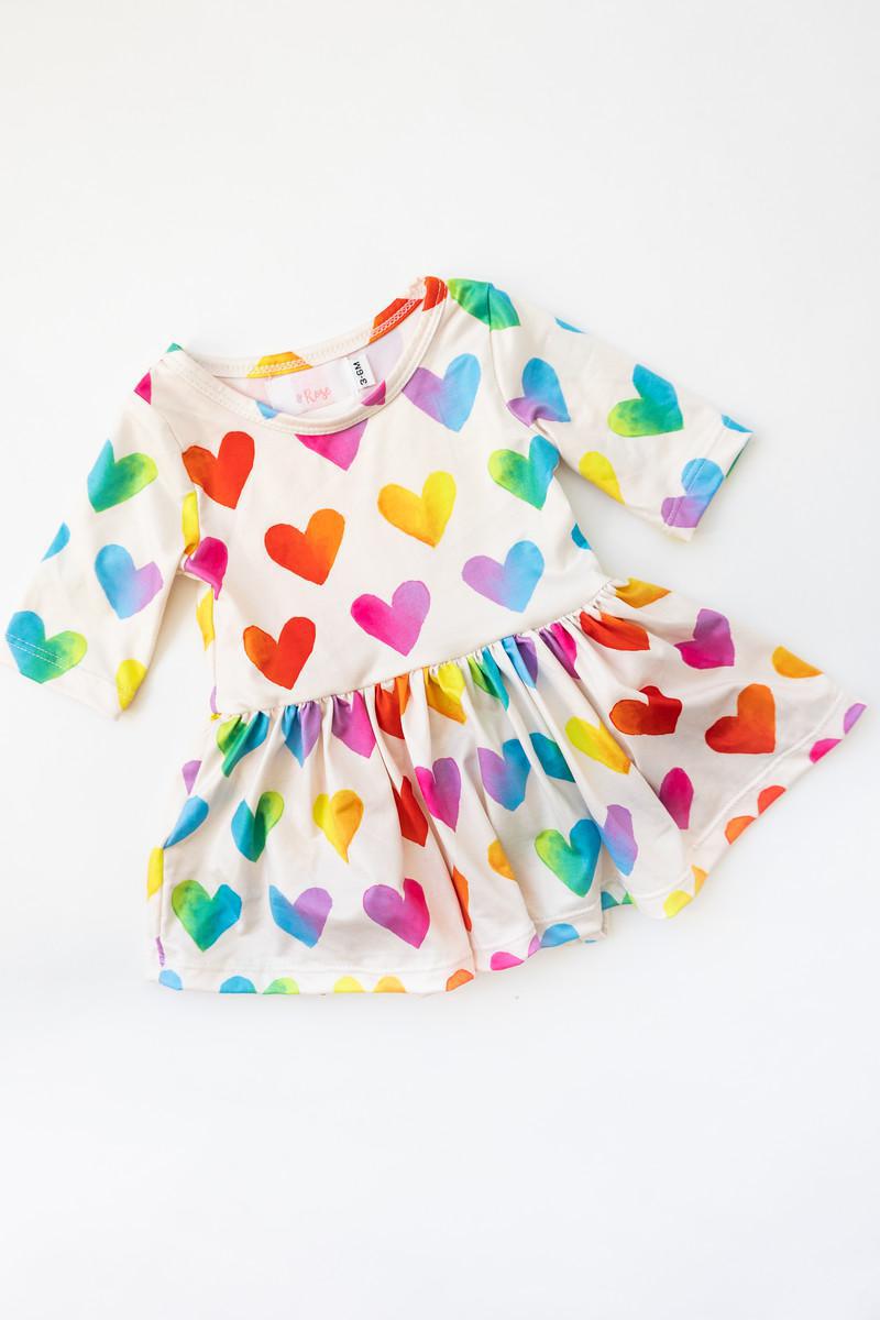 Lotta Love 3/4 Sleeve Twirl Bodysuit - Mack & Harvie