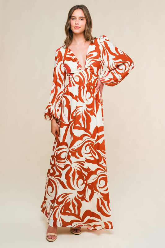 LOVE IN YOU EYES WOVEN MAXI DRESS - Mack & Harvie