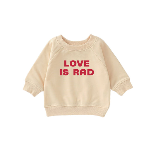 Love is Rad Kids Pullover Sweatshirt - Mack & Harvie