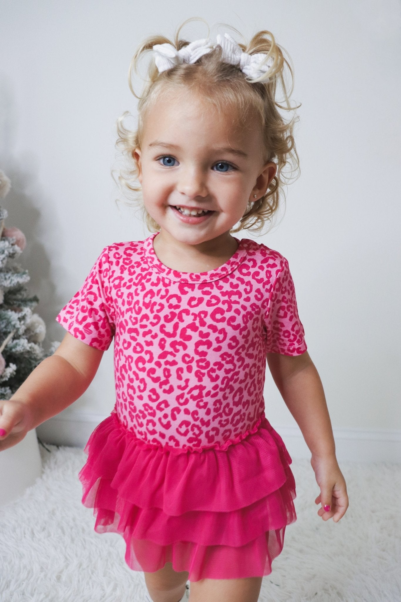 LOVE LEOPARD DREAM TUTU BODYSUIT DRESS - Mack & Harvie