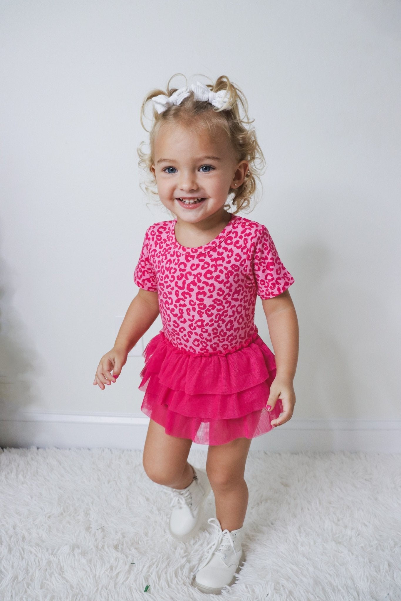 LOVE LEOPARD DREAM TUTU BODYSUIT DRESS - Mack & Harvie