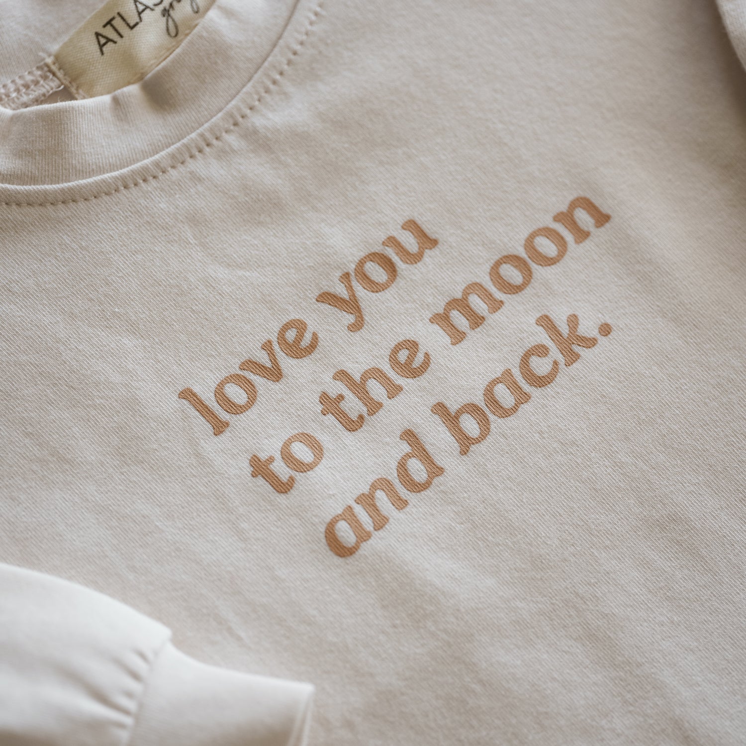 Love You To The Moon And Back - Organic Longsleeve - Mack & Harvie