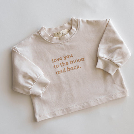 Love You To The Moon And Back - Organic Longsleeve - Mack & Harvie