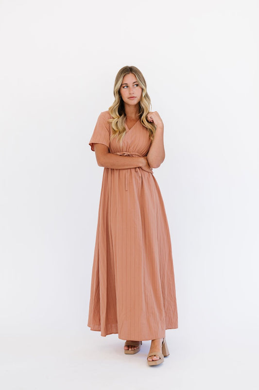 Lula Dress in Camel - Mack & Harvie