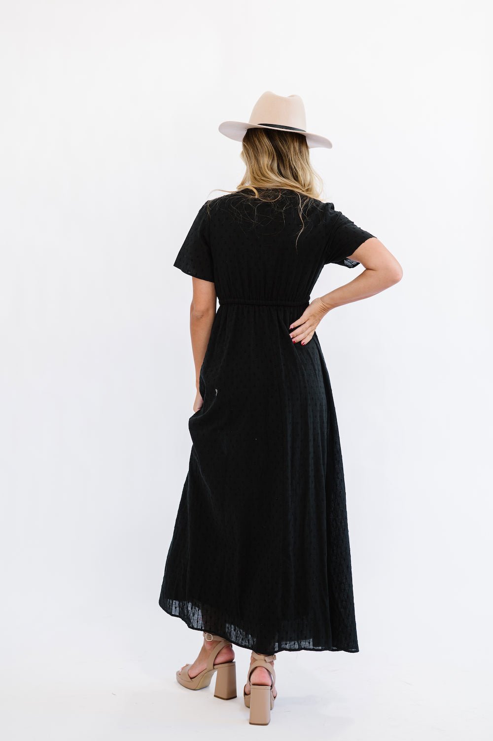 Lula Maxi Dress in Black - Mack & Harvie