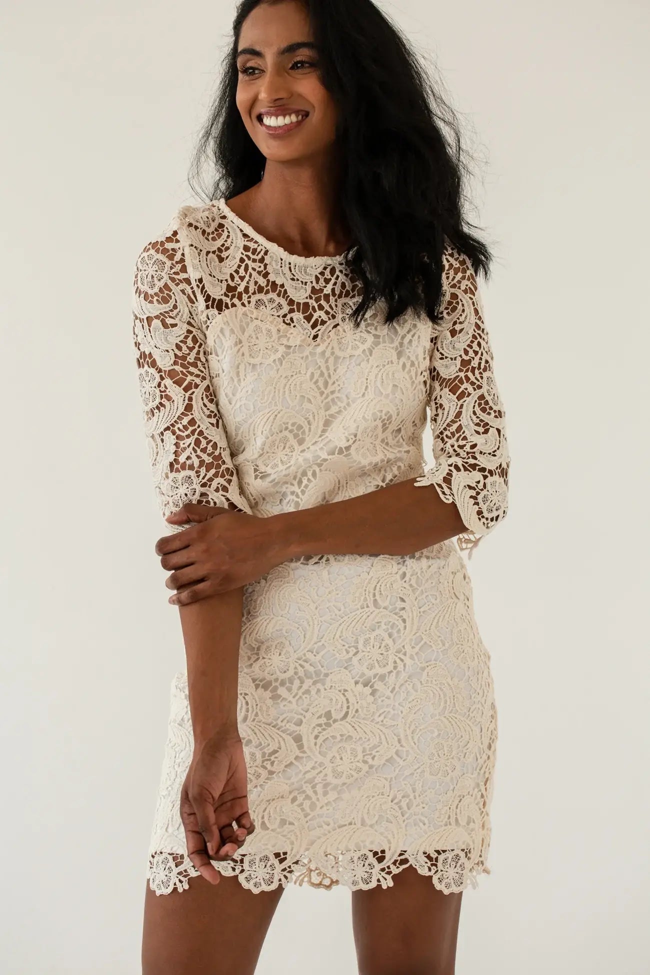 Macrame Lace Dress - Mack & Harvie