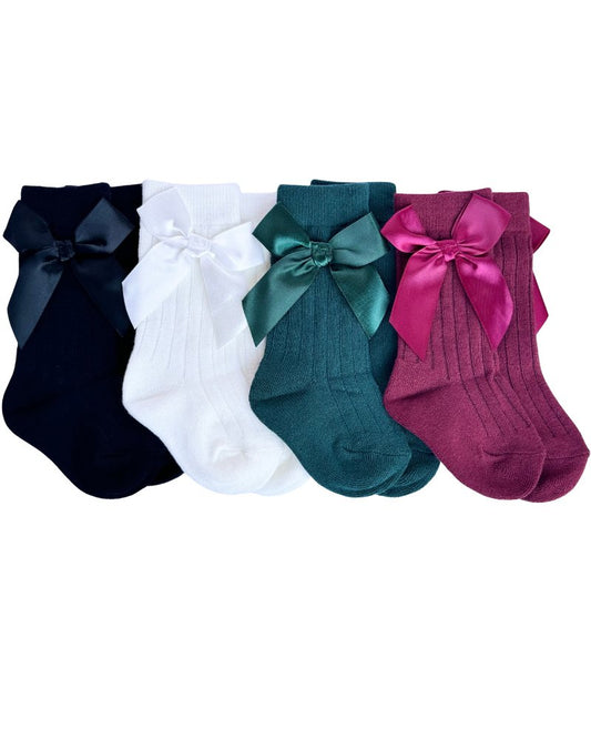 Martha Bow Front Midi Socks - Mack & Harvie