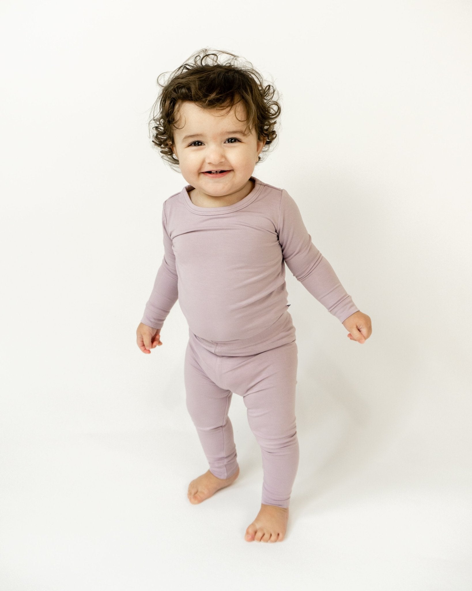 Mauve | Long Sleeve Pajamas - Mack & Harvie