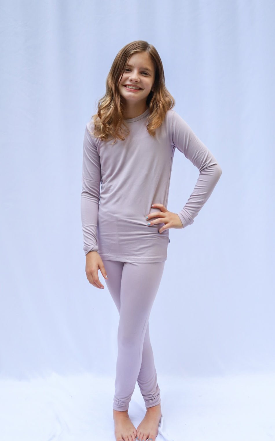 Mauve | Long Sleeve Pajamas - Mack & Harvie