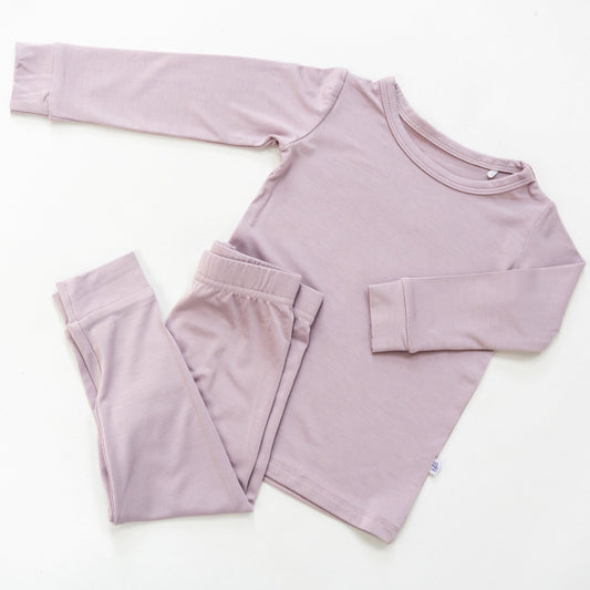 Mauve | Long Sleeve Pajamas - Mack & Harvie