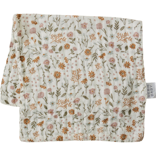 Meadow Floral Muslin Burp Cloth - Mack & Harvie