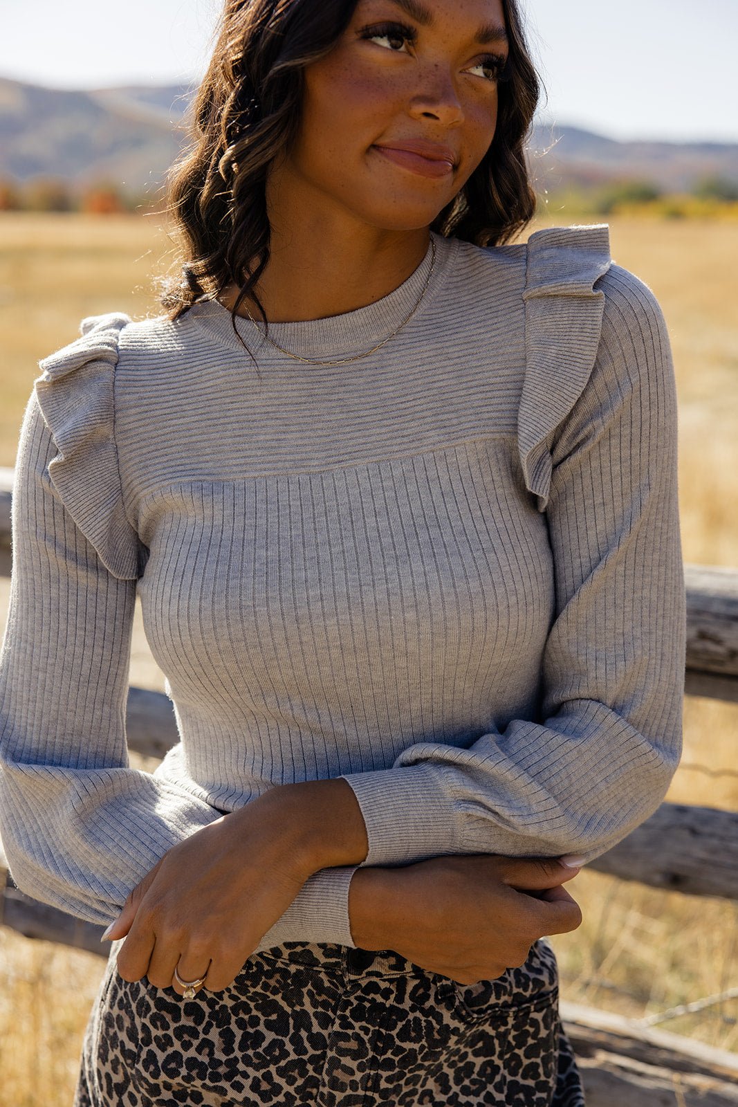 Meant to Be Ruffle Sweater - Mack & Harvie