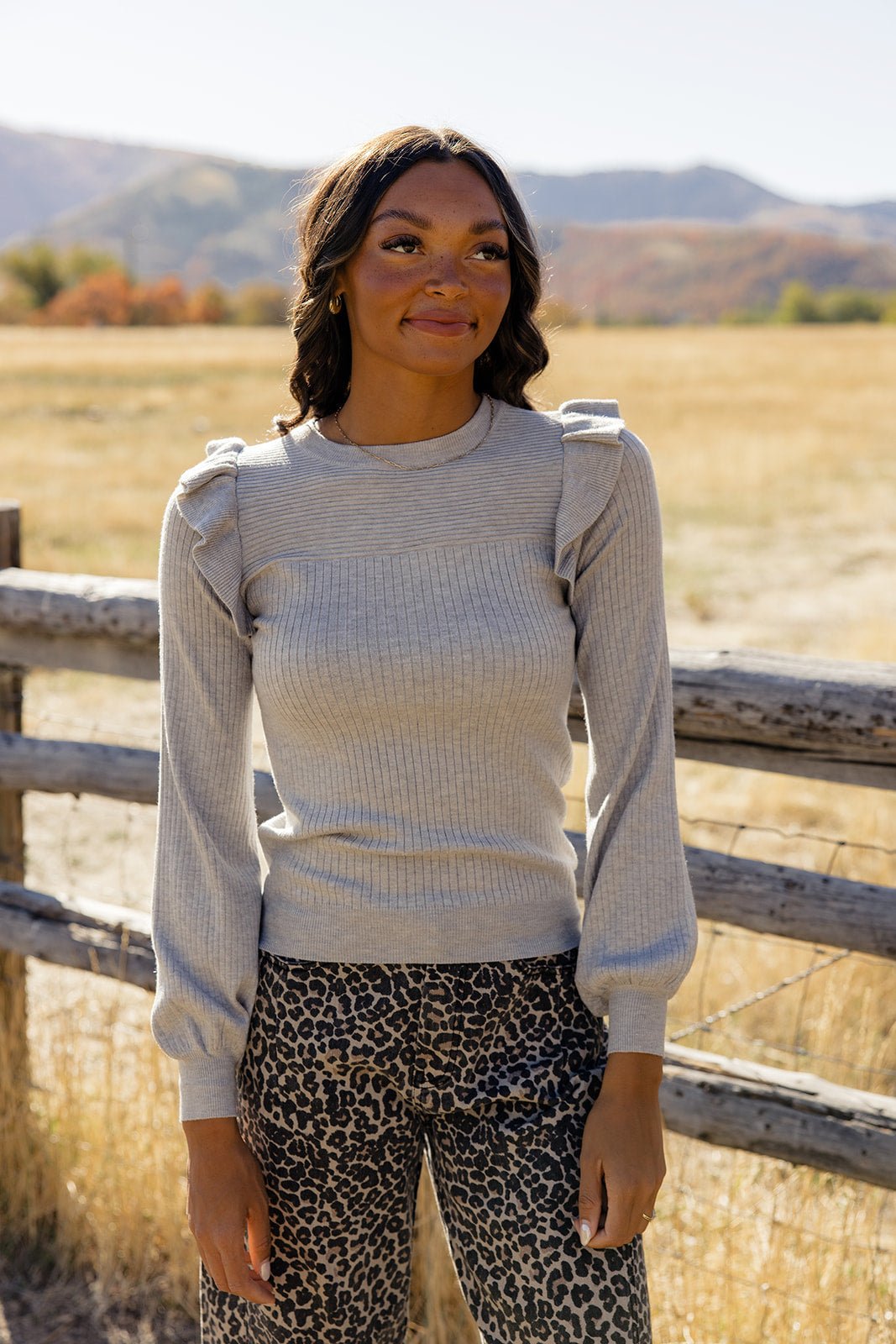 Meant to Be Ruffle Sweater - Mack & Harvie