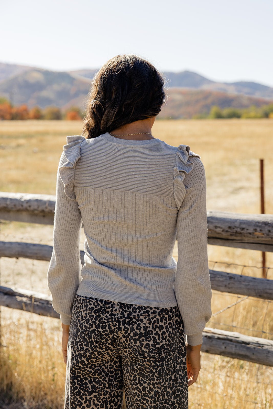 Meant to Be Ruffle Sweater - Mack & Harvie