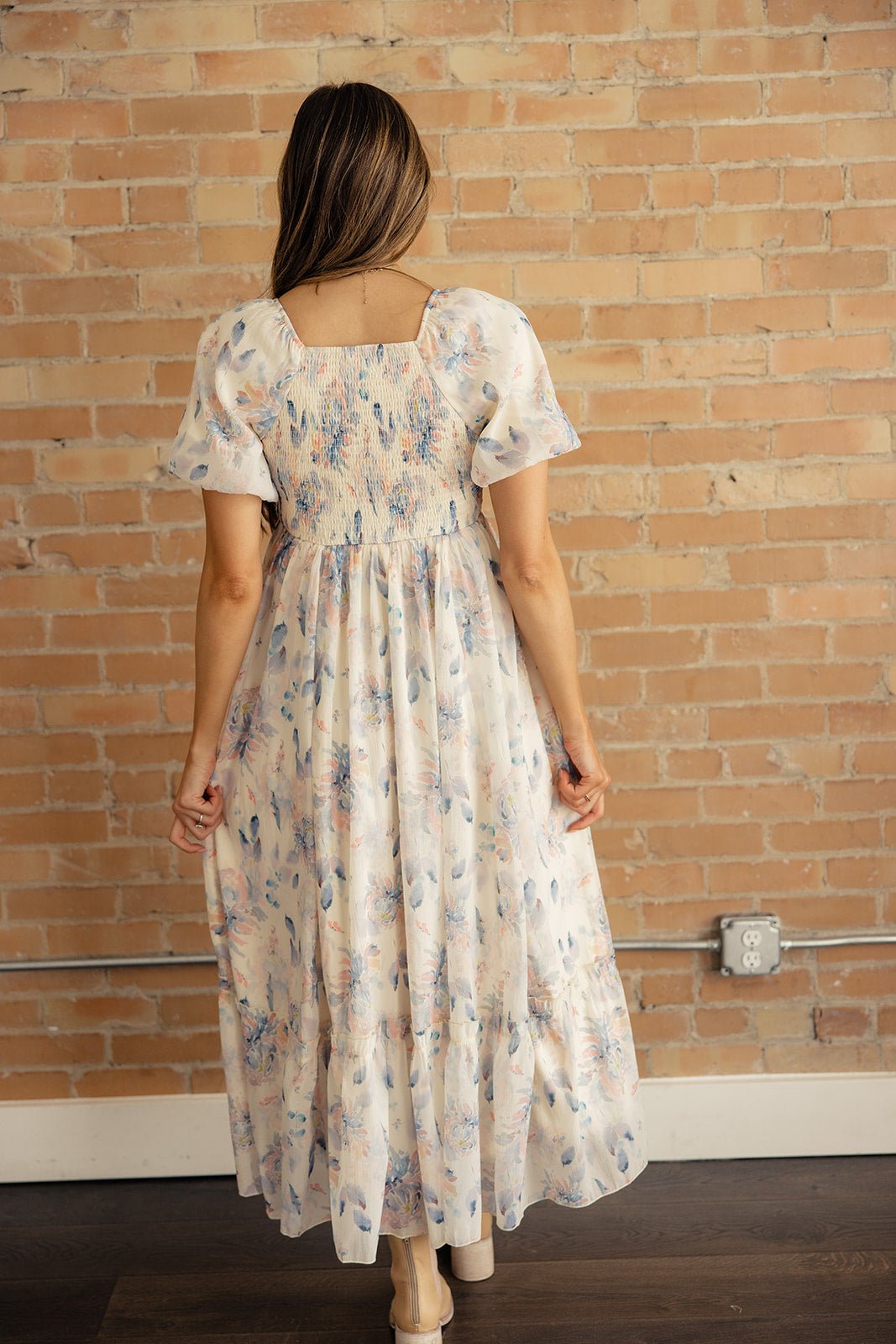 Meg Square Neck Floral Maxi - Mack & Harvie