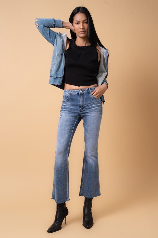 MID RISE CROP FLARE - Mack & Harvie